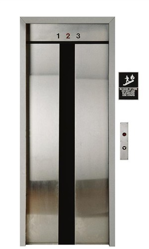 电梯门框