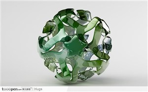 3D-水晶网状球