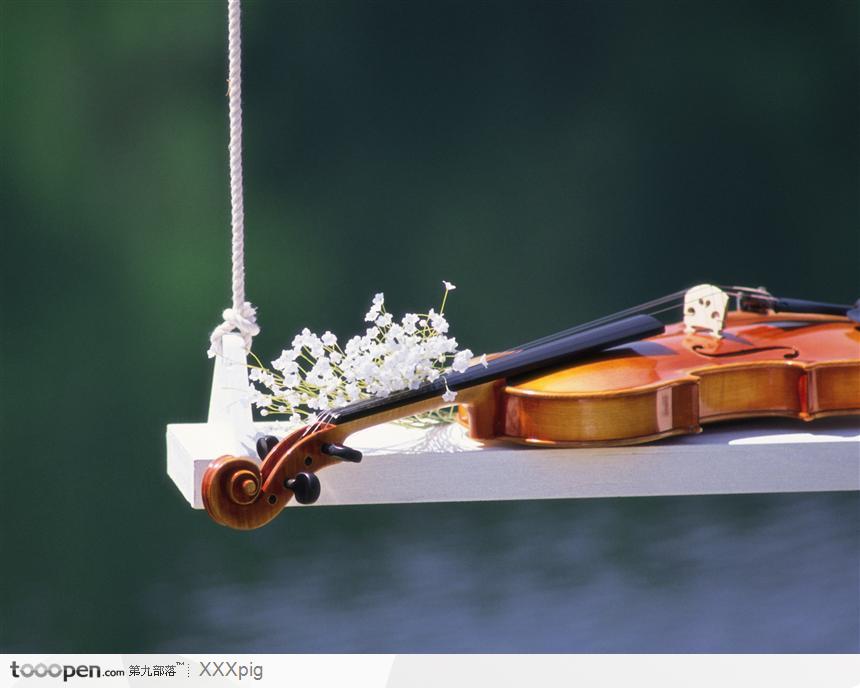 秋千上的小提琴