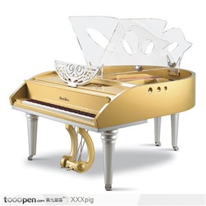 金色钢琴