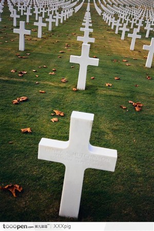 墓地上的十字架
