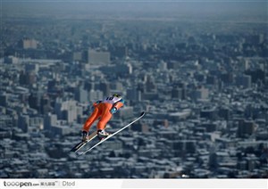特效高空滑雪（城市上空）