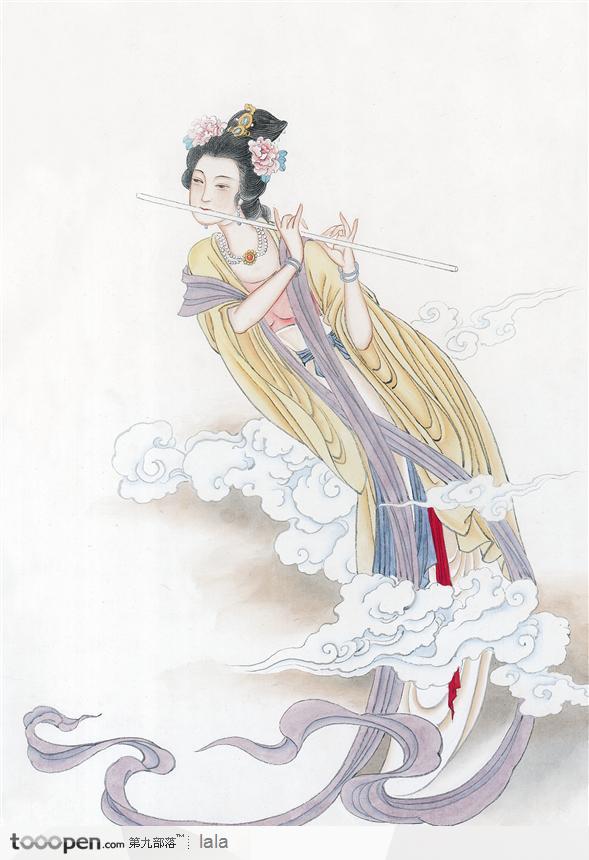 云中飛舞的仙女