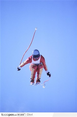 专业滑雪员