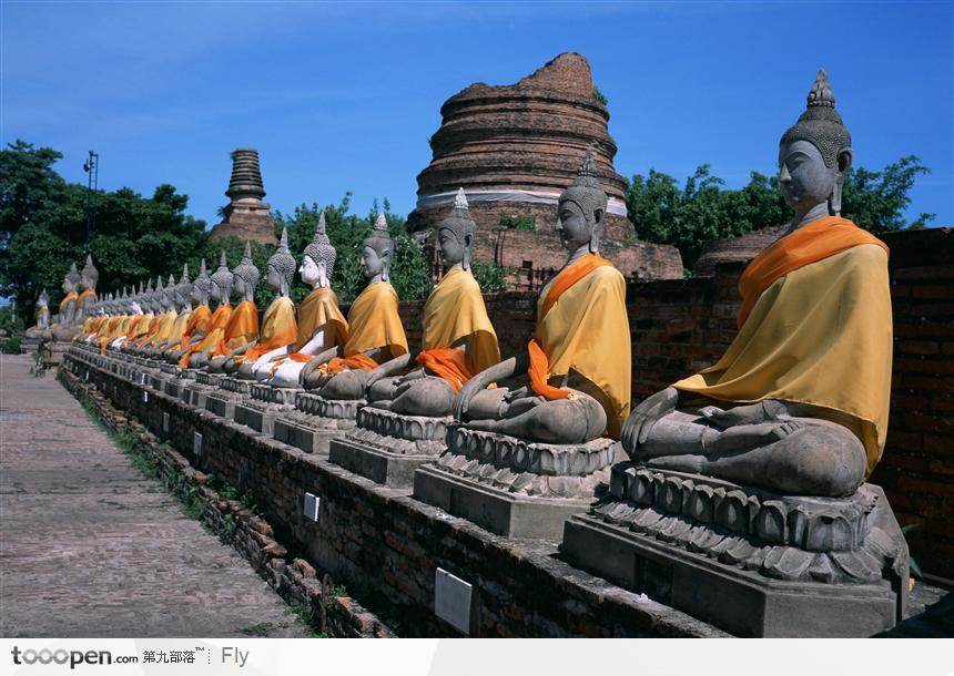 亚洲名胜 泰国建筑 佛像