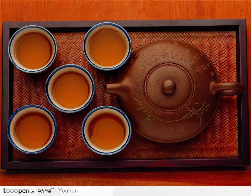 一个茶壶五个茶杯