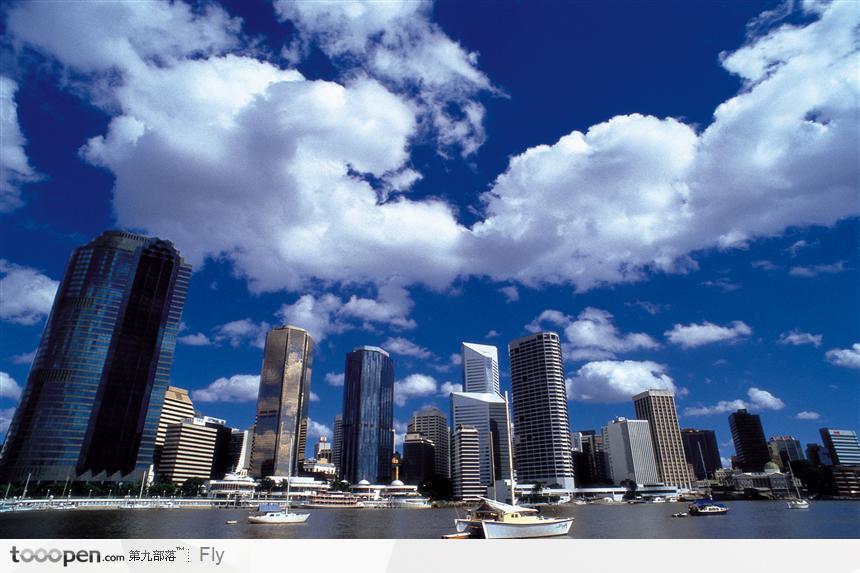 现代城市 蓝天 大厦 高清图片