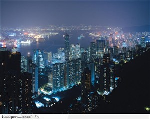 香港 夜色