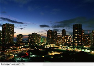 亚洲都市夜景
