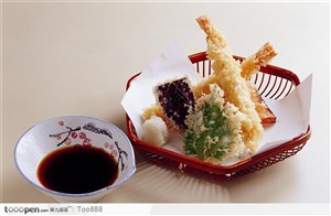 日式食物-黄金炸虾