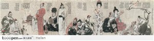 中国历代诗家图卷图