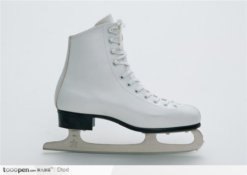 白色高跟滑冰鞋01