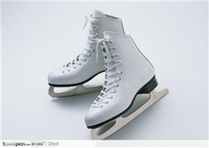 白色高跟滑冰鞋02