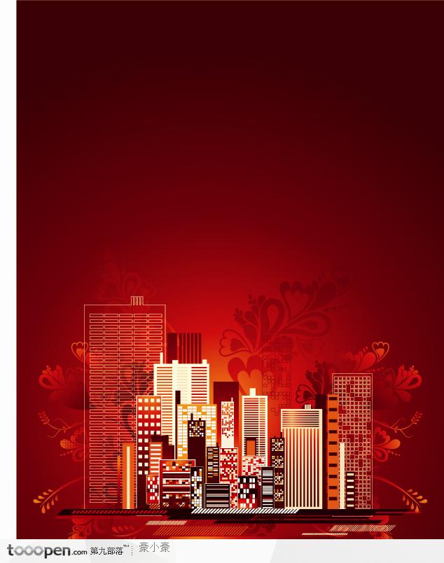 現(xiàn)代都市矢量素材