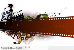 電影主題矢量素材
