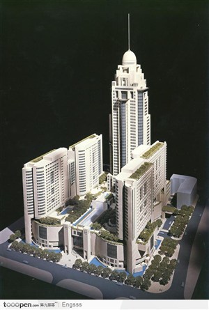 摩天大厦立体模型
