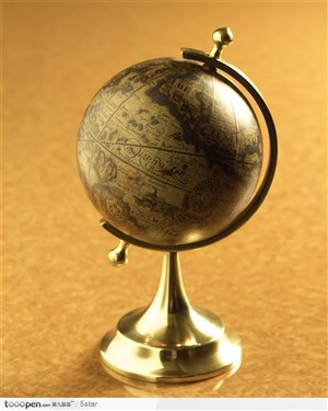 金色地球仪--古老的世界地图