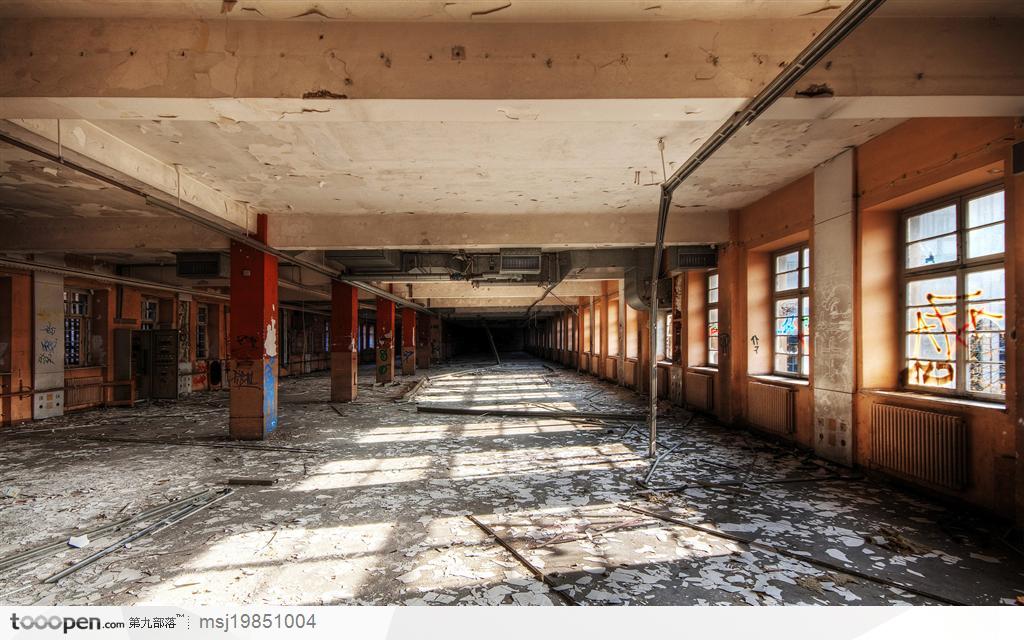 城市废墟-废弃的大厦工厂