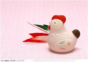 十二生肖陶艺——鸡