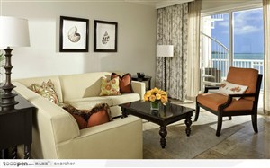豪华欧式风格会客厅沙发 高清图片