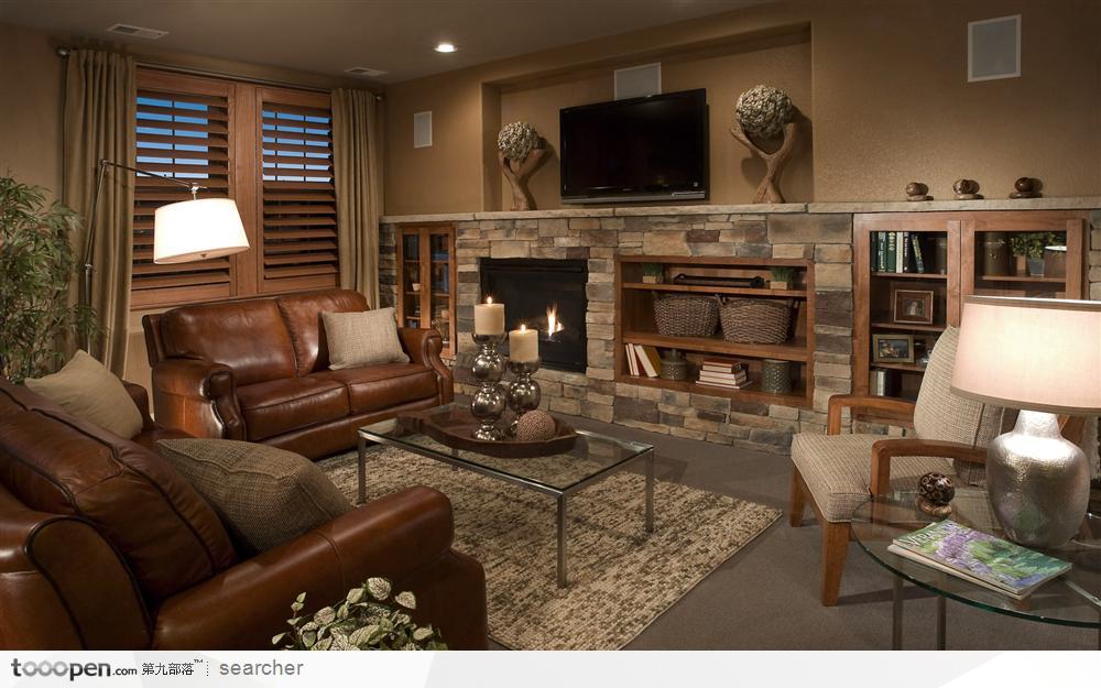 豪华简欧风格会客厅组合沙发 高清图片