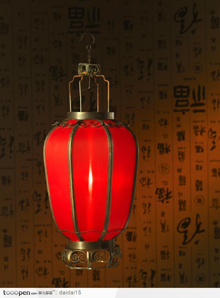 中华传统工艺品红色灯龙