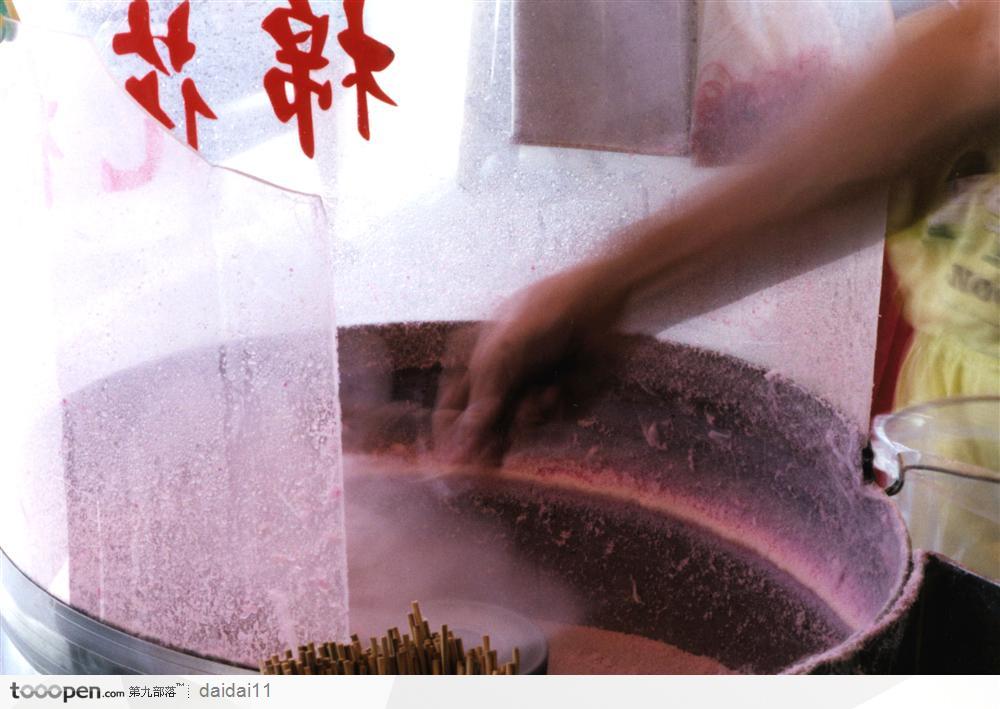 中国传统食品-棉花糖机器
