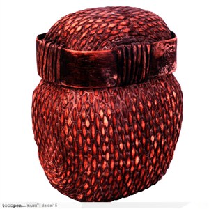 传统用具-藤编织的篓子
