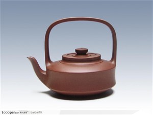 中华传统-长提手紫砂壶