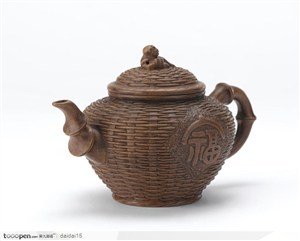 中华传统文化竹纹紫砂壶