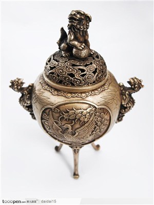 中华传统工艺品青铜器 香炉