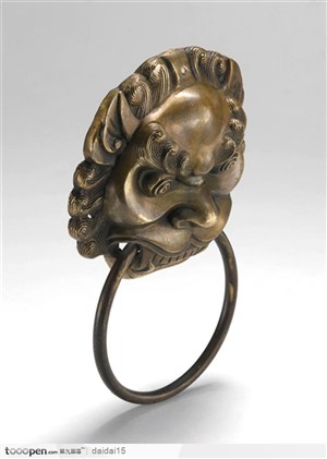 中国古代青铜器- 狮子门扣