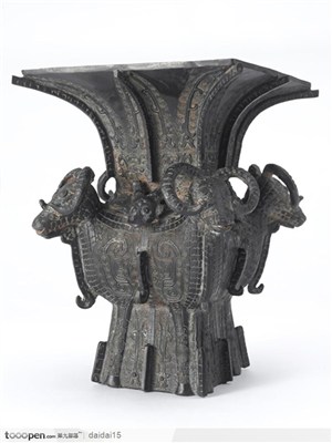 中国传统工艺品-青铜器 四羊方尊