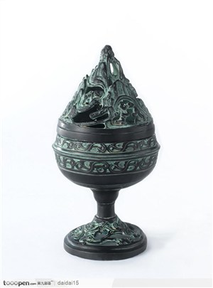 中华传统工艺青铜器香炉图片