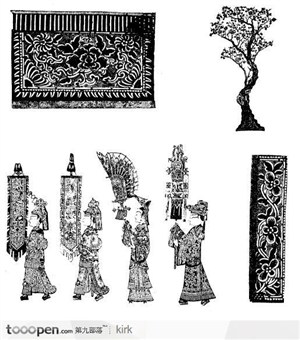 中国传统民间艺术皮影设计集合（五）
