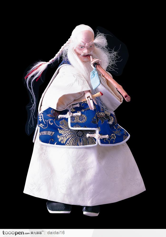 中华传统戏偶-白发老人