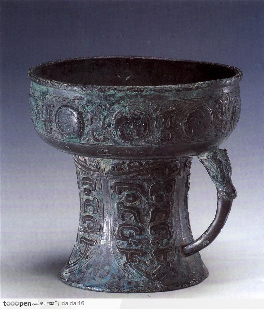 中华传统工艺 青铜酒杯