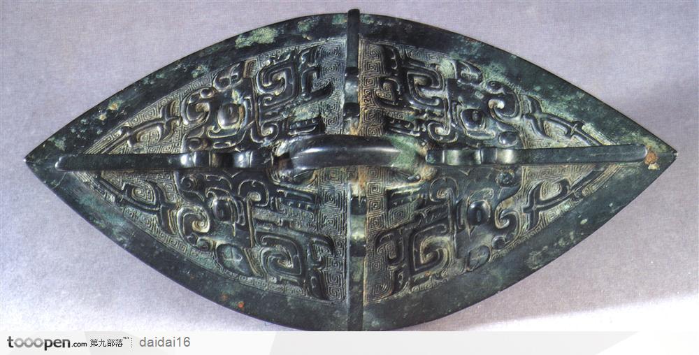 中华传统-青铜器顶部花纹
