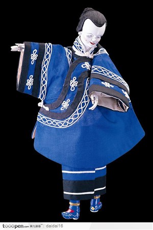 传统文化戏偶-害羞的妇女京剧媒婆