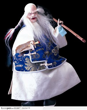 传统戏偶-白发老人