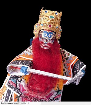 传统文化戏偶-天神杨戬