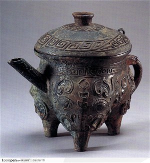 中华传统-历史有机的酒壶