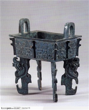 中华传统-青铜器造型独特的食器鼎