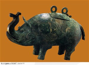 中华传统神兽-青铜大象