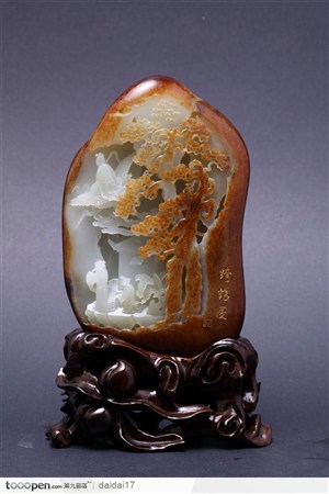 中华传统雕刻-仙人和人玉器