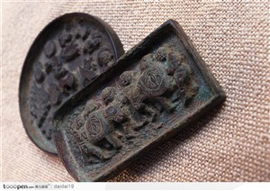 中华传统工艺-黑色的印制模板