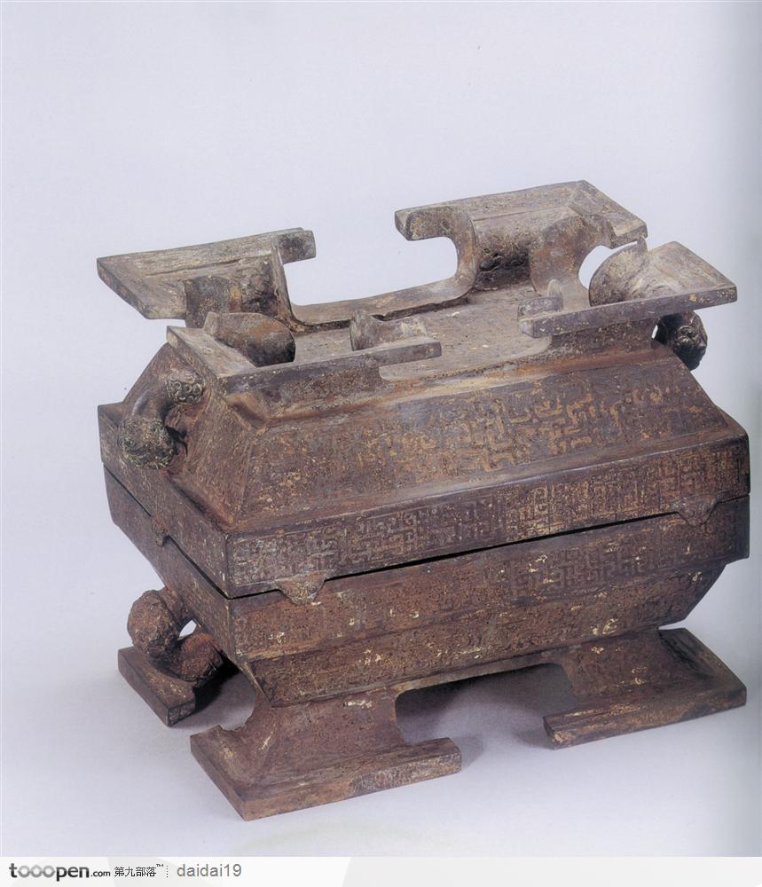 中华传统工艺-方形的青铜酒器