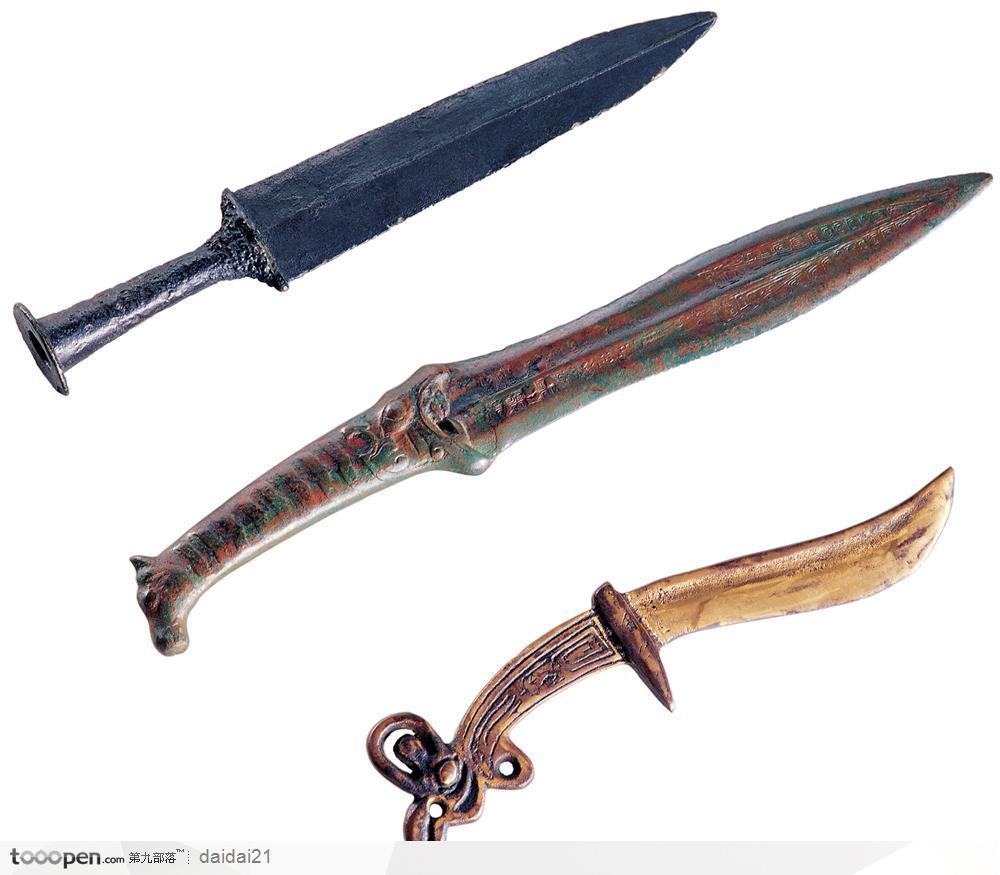 传统工艺品-精巧的青铜匕首