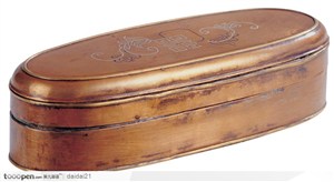 传统工艺-鎏金的青铜盒子