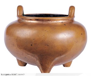 传统工艺品-镀金的青铜罐